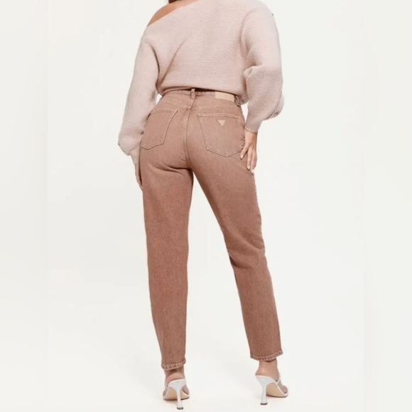 Guess Ladies Recycled Cotton Plush Pink Jeans - size 29 - Picture 4 of 8